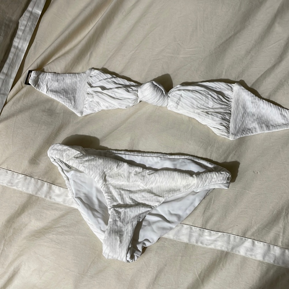 Fella Swim - white bandeau bikini